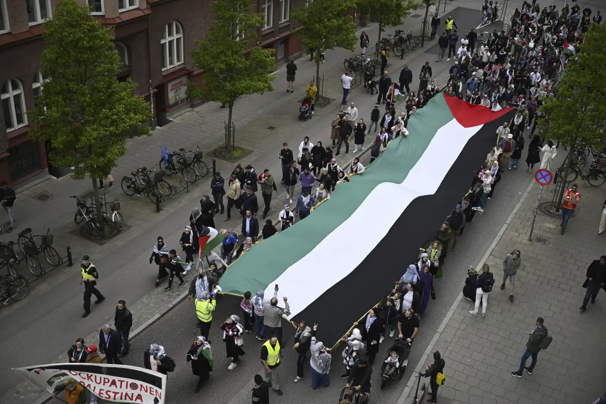 LA Post: Thousands of pro-Palestinian protesters march in Malmo against Israel's Eurovision participation