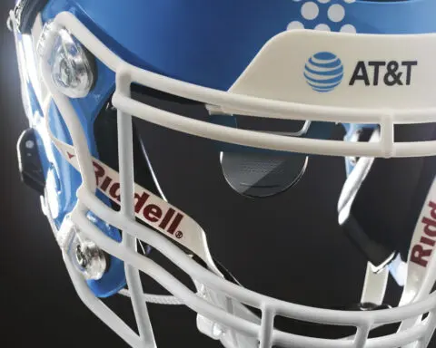 AT&T and Gallaudet University unveil a football helmet for deaf and hard of hearing quarterbacks