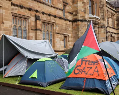'Show solidarity': Pro-Palestinian protesters camp across Australian universities