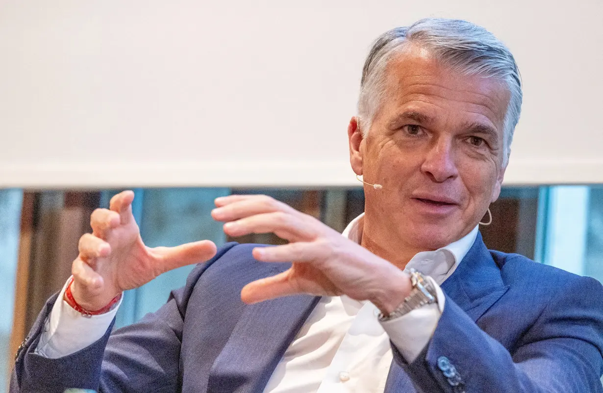 FILE PHOTO: UBS CEO Ermotti attends the Reuters NEXT Newsmaker event in Zurich