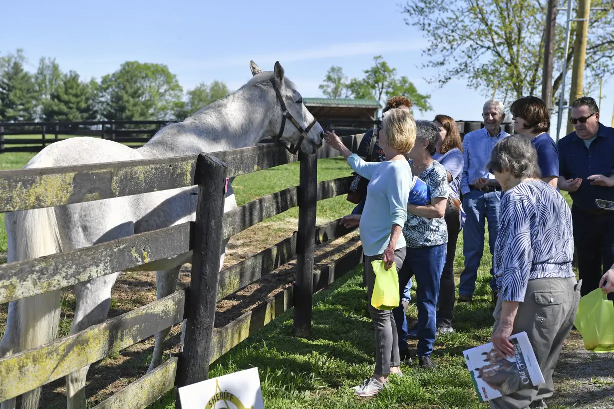 For ex-Derby winner Silver Charm, it's a life of leisure and Old Friends at Kentucky retirement farm