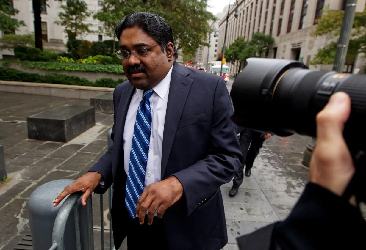 FILE PHOTO: Galleon hedge fund founder Raj Rajaratnam departs Manhattan Federal Court in New York