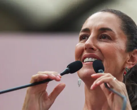 Mexico's presidential frontrunner Sheinbaum's lead narrows slightly, poll shows