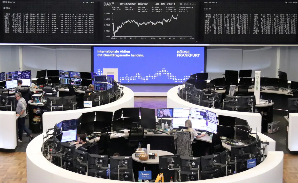 German share price index DAX graph is pictured at the stock exchange in Frankfurt