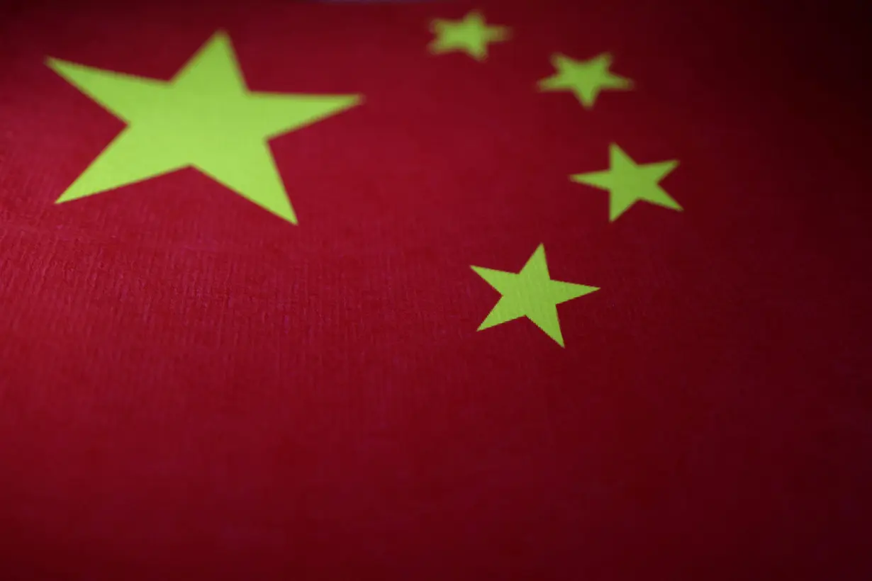 FILE PHOTO: Illustration shows Chinese flag