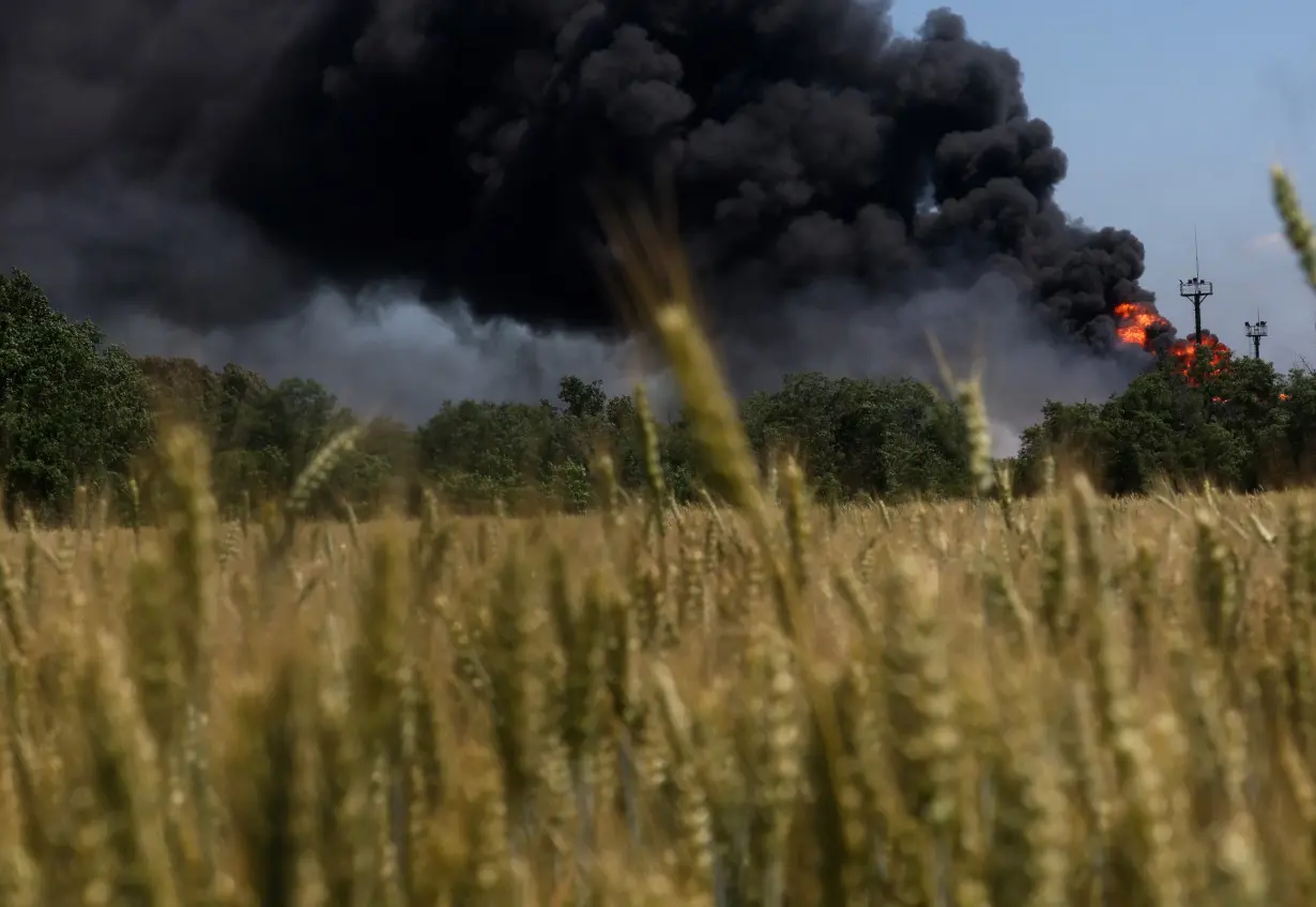 FILE PHOTO: Shelling in Kharkiv