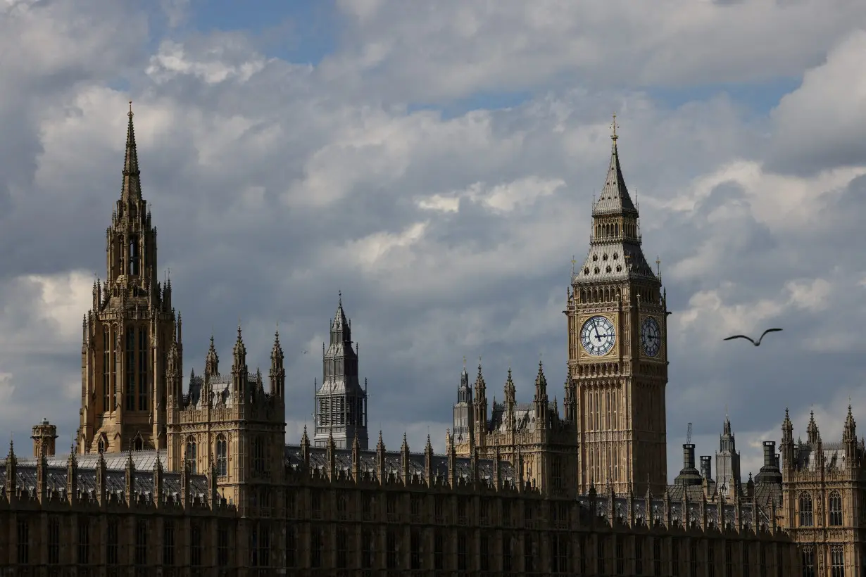 FILE PHOTO: A view of the Houses of Parliament in London