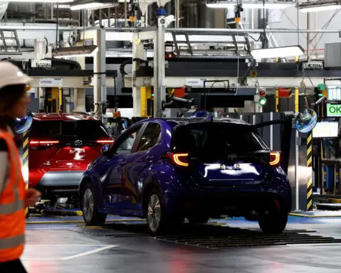 Toyota hits record annual output, sales on robust demand