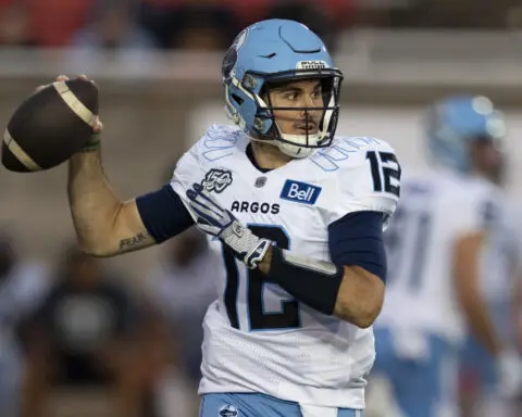 Suspended Argonauts QB Chad Kelly withdraws from camp, citing desire to minimize distractions