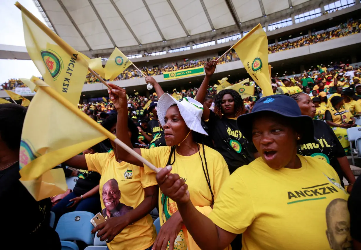 FILE PHOTO: Supporters at the African National Congress Election Manifesto launch in Durban