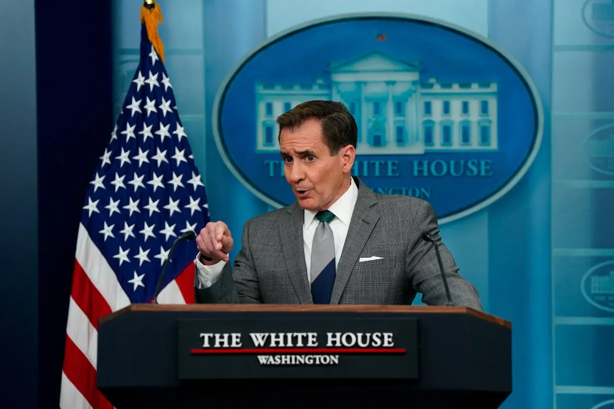 White House Press Secretary Karine Jean-Pierre holds a briefing at the White House in Washington