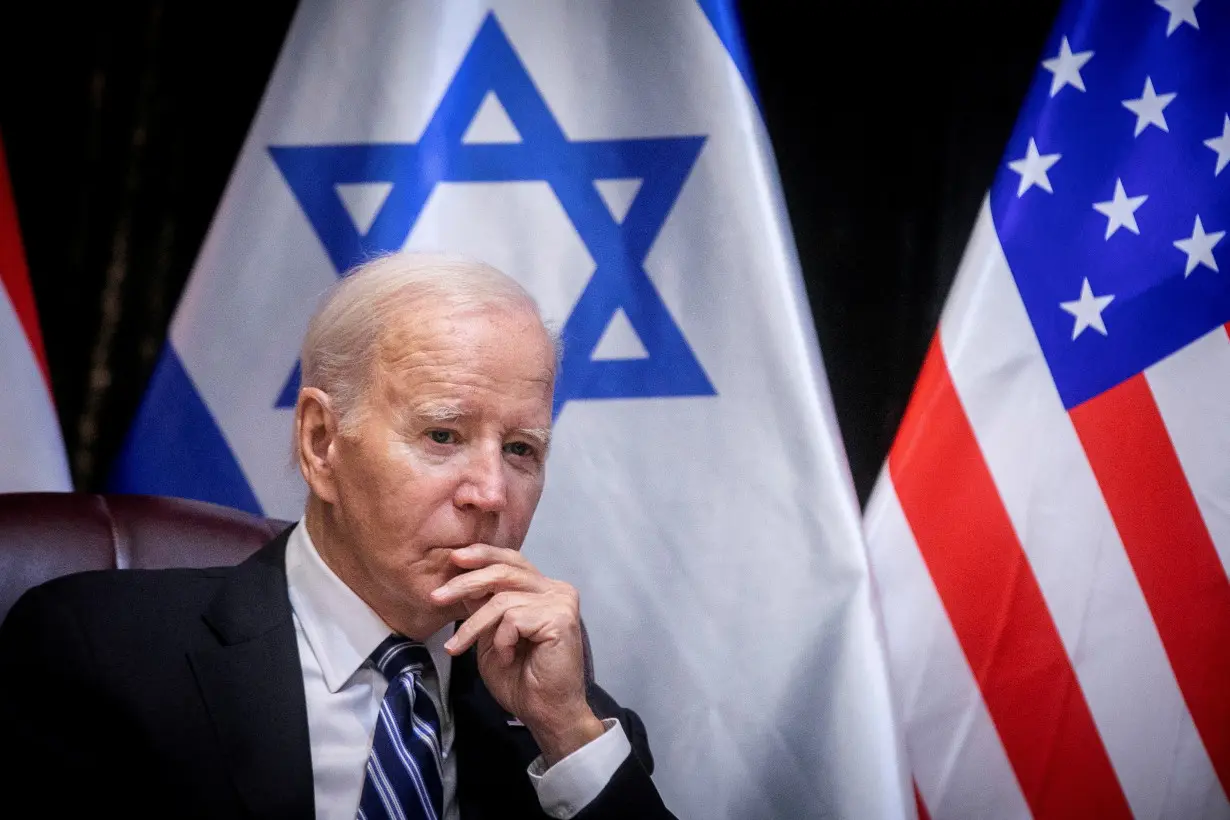 U.S. President Joe Biden meets Israeli Prime Minister Benjamin Netanyahu in Tel Aviv