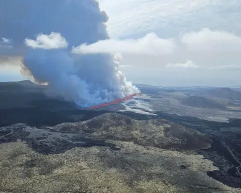 Volcano in Iceland erupts for fifth time since December