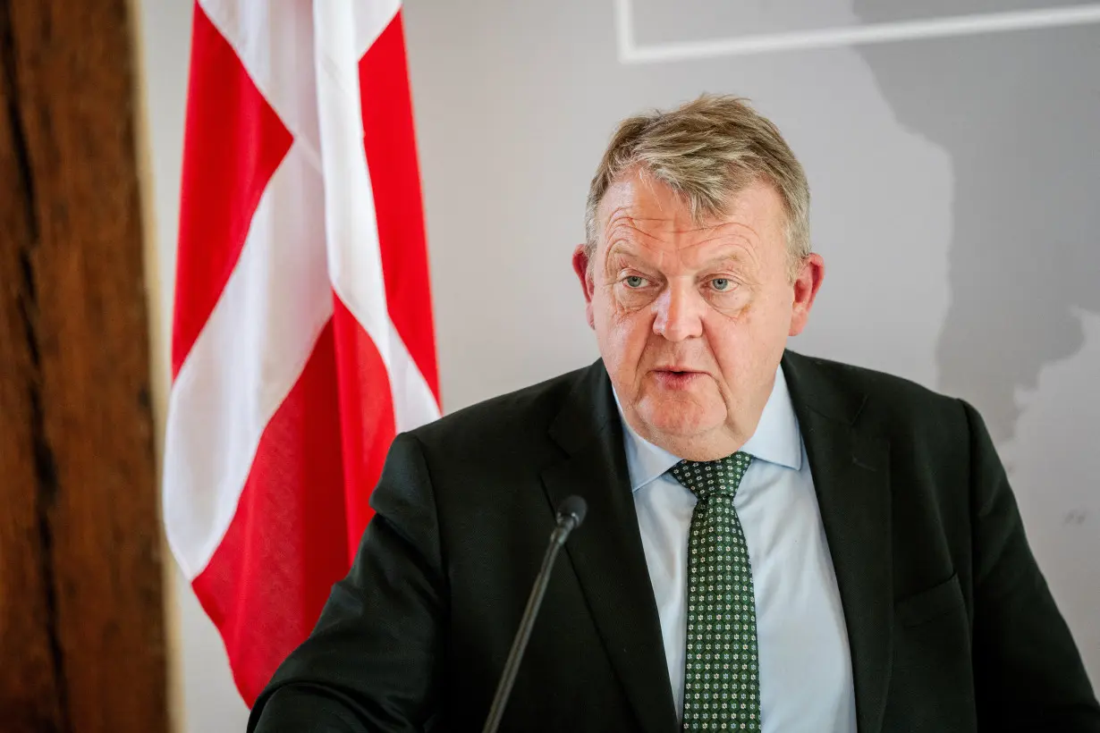 Danish Foreign Minister Lars Lokke Rasmussen meets Hungary's Foreign Minister Peter Szijjarto, in Copenhagen