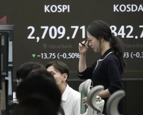 Stock market today: Asian shares are mixed, with China stocks down, after Wall St retreat