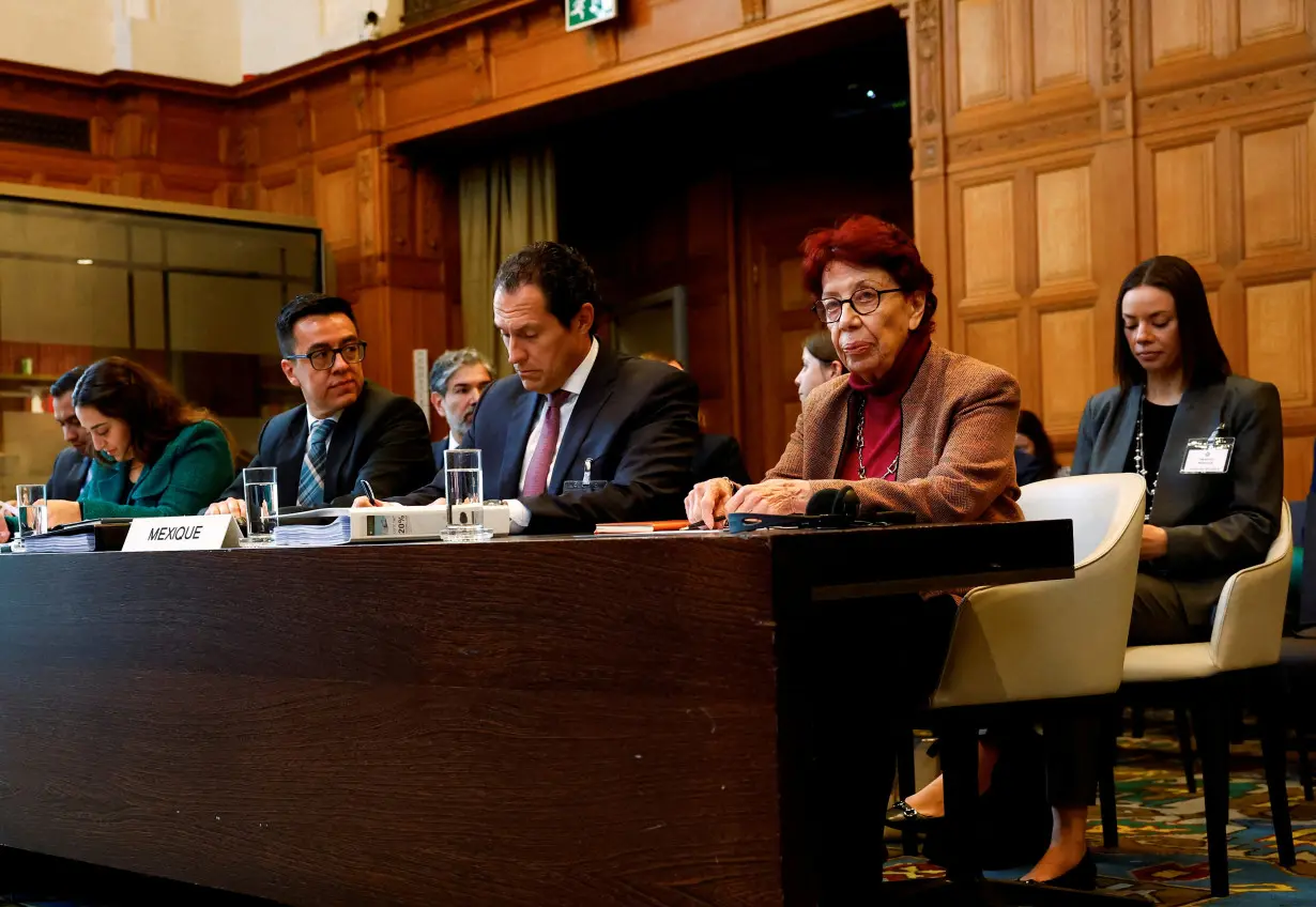 FILE PHOTO: ICJ public hearing on Ecuador's raid on Mexico's embassy in Quito, at The Hague