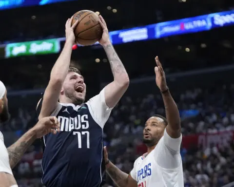 Jokic wins NBA's MVP award, his 3rd in 4 seasons. Gilgeous-Alexander and Doncic round out top 3