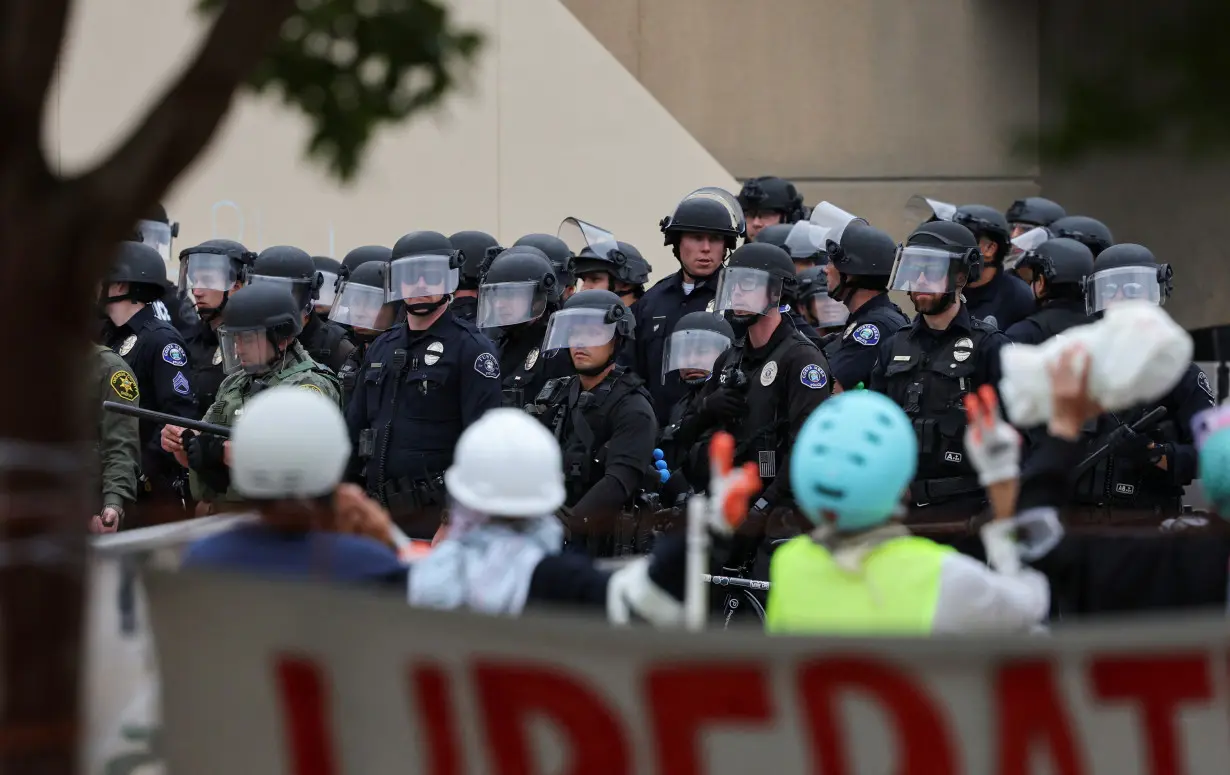 Law enforcement officers are deployed to the University of California, Irvine (UC Irvine)