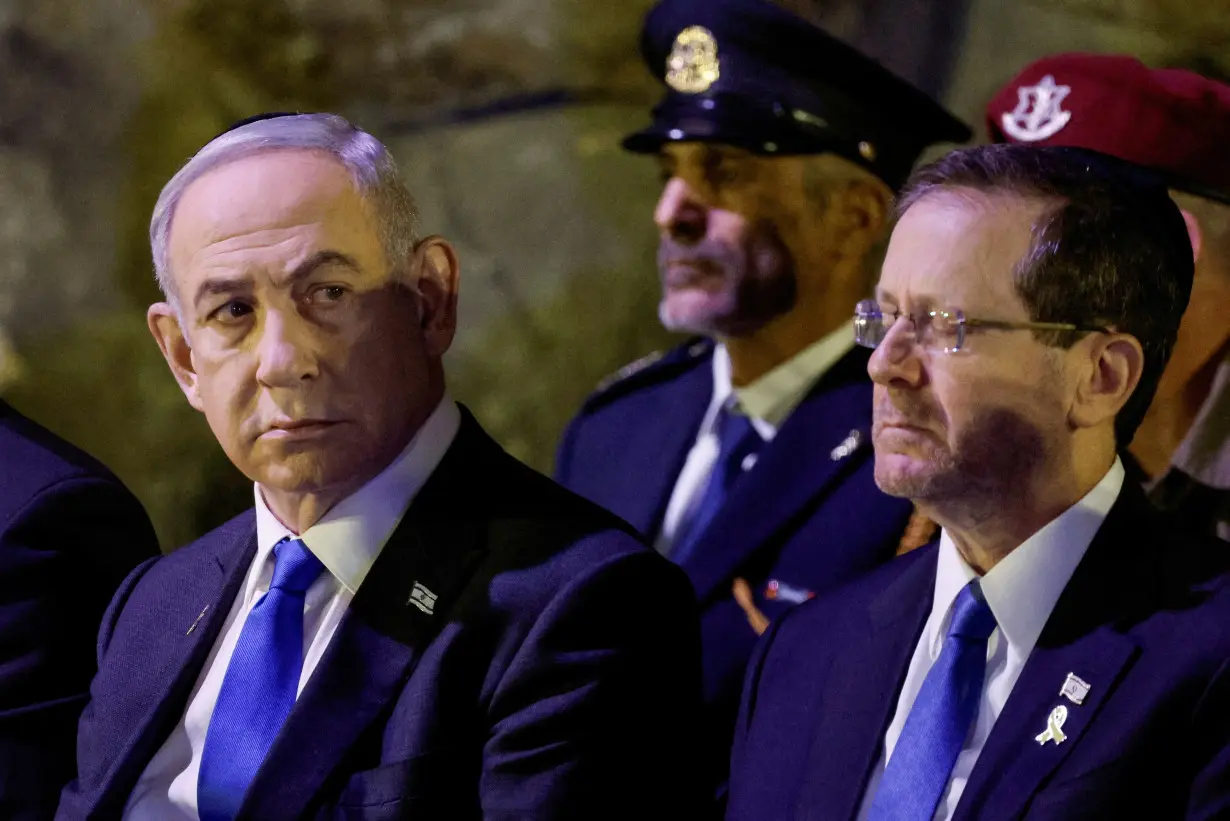 FILE PHOTO: Ceremony to mark Israel's national Holocaust Remembrance Day, in Jerusalem