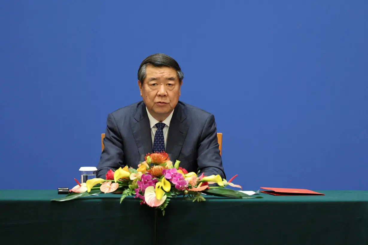 FILE PHOTO: Chinese Vice Premier He Lifeng in Beijing