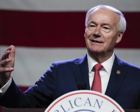 GOP presidential candidate Hutchinson must find a new campaign manager but vows to stay in the race