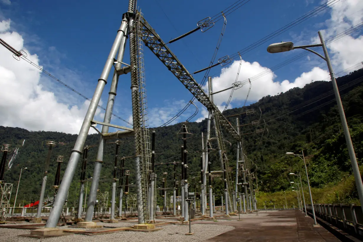 FILE PHOTO: View of the installations of Ecuador's hydroelectric power station Coca Codo Sinclair in Napo