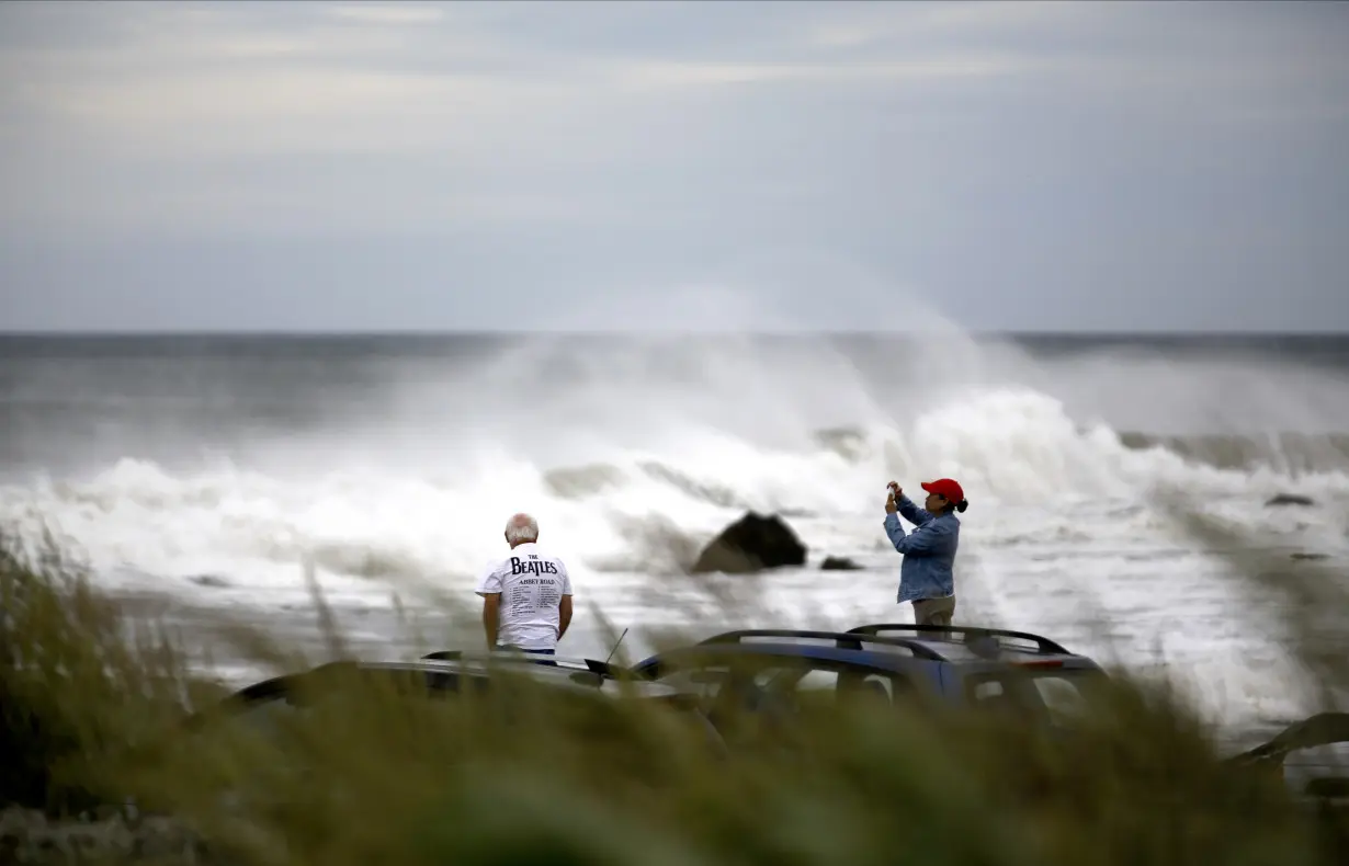 Atlantic storm Lee delivers high winds and rain before forecasters call off all warnings