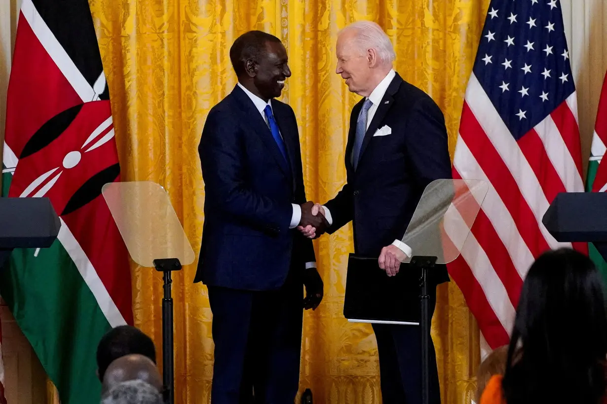 FILE PHOTO: Kenyan President William Ruto visits U.S., in Washington