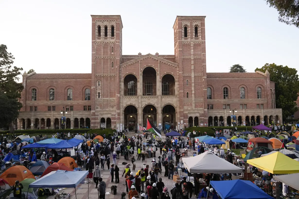 APTOPIX Israel Palestinians Campus Protests