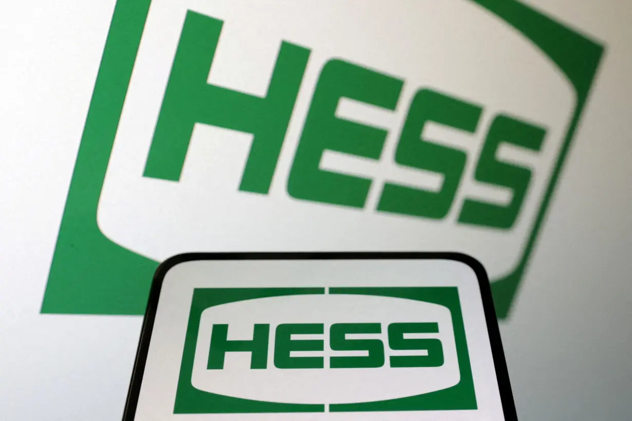 FILE PHOTO: Illustration shows Hess logo
