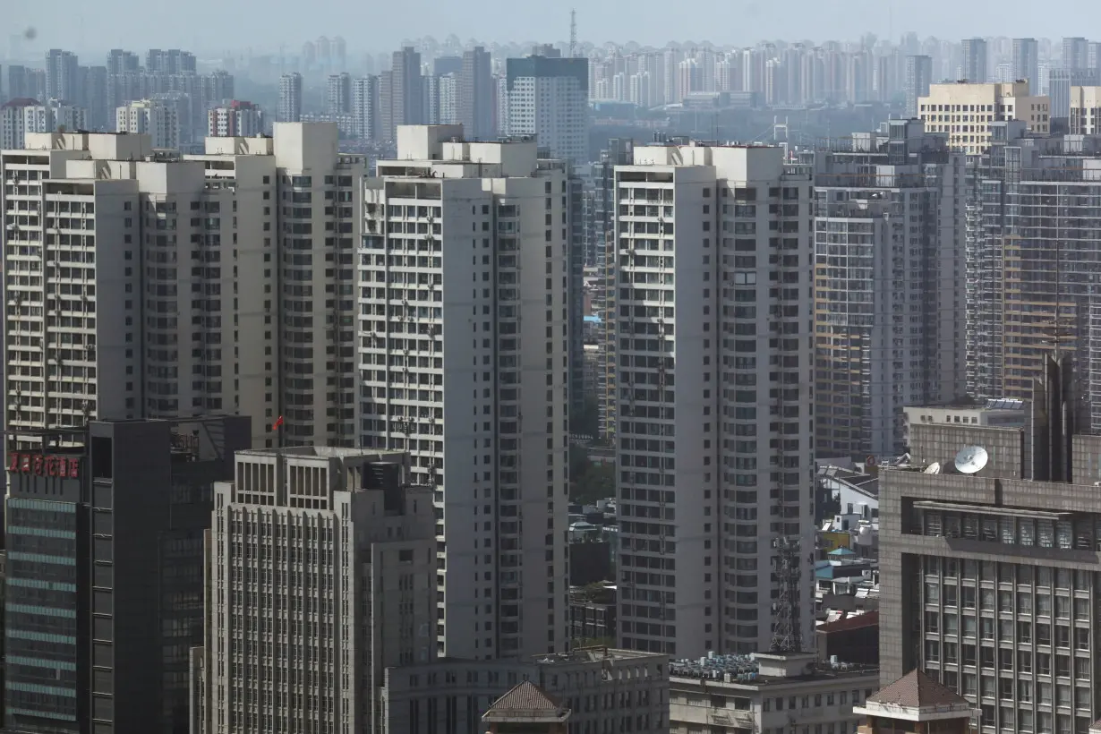 A general view of buildings in Tianjin