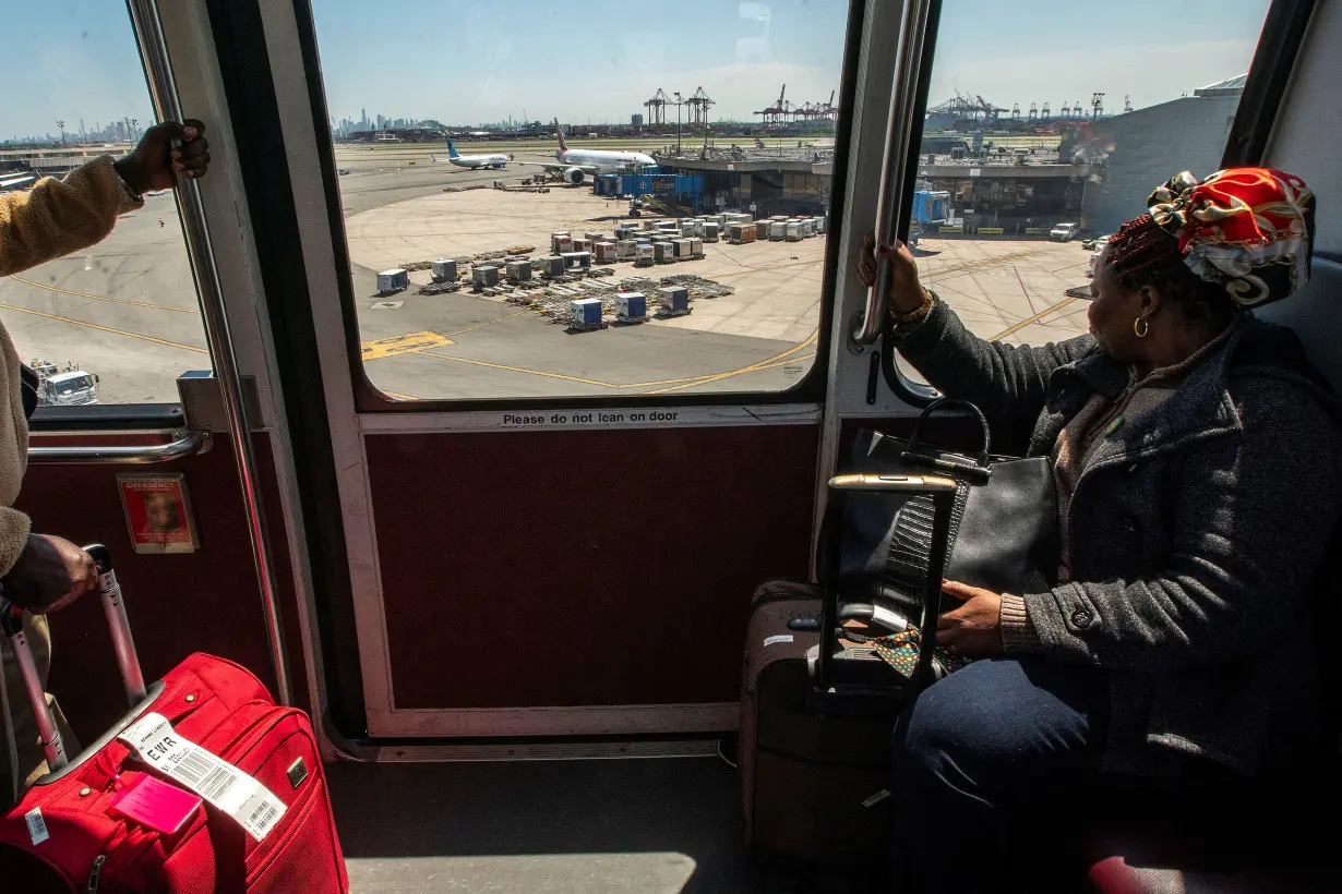 Travellers arrive to the Newark Liberty International Airport during the Memorial Day weekend in Newark