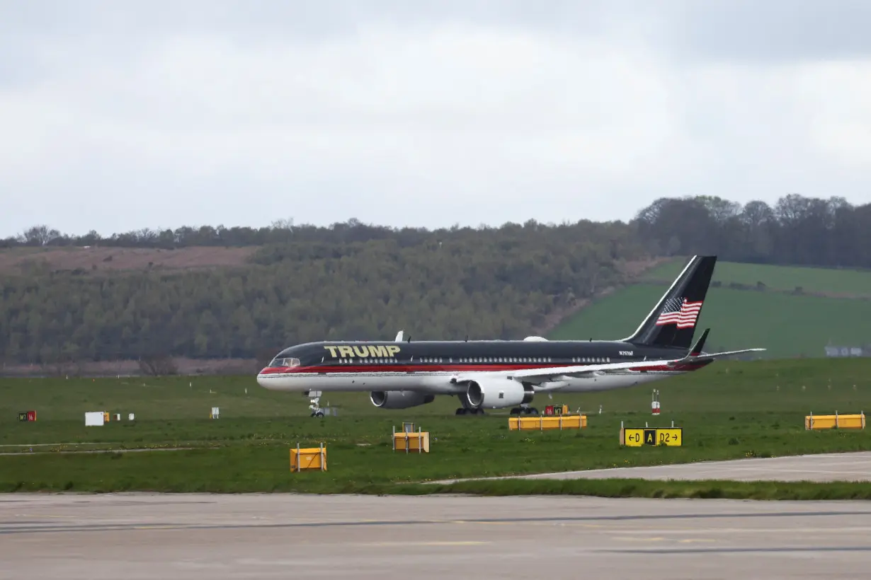 Donald Trump visits Aberdeen