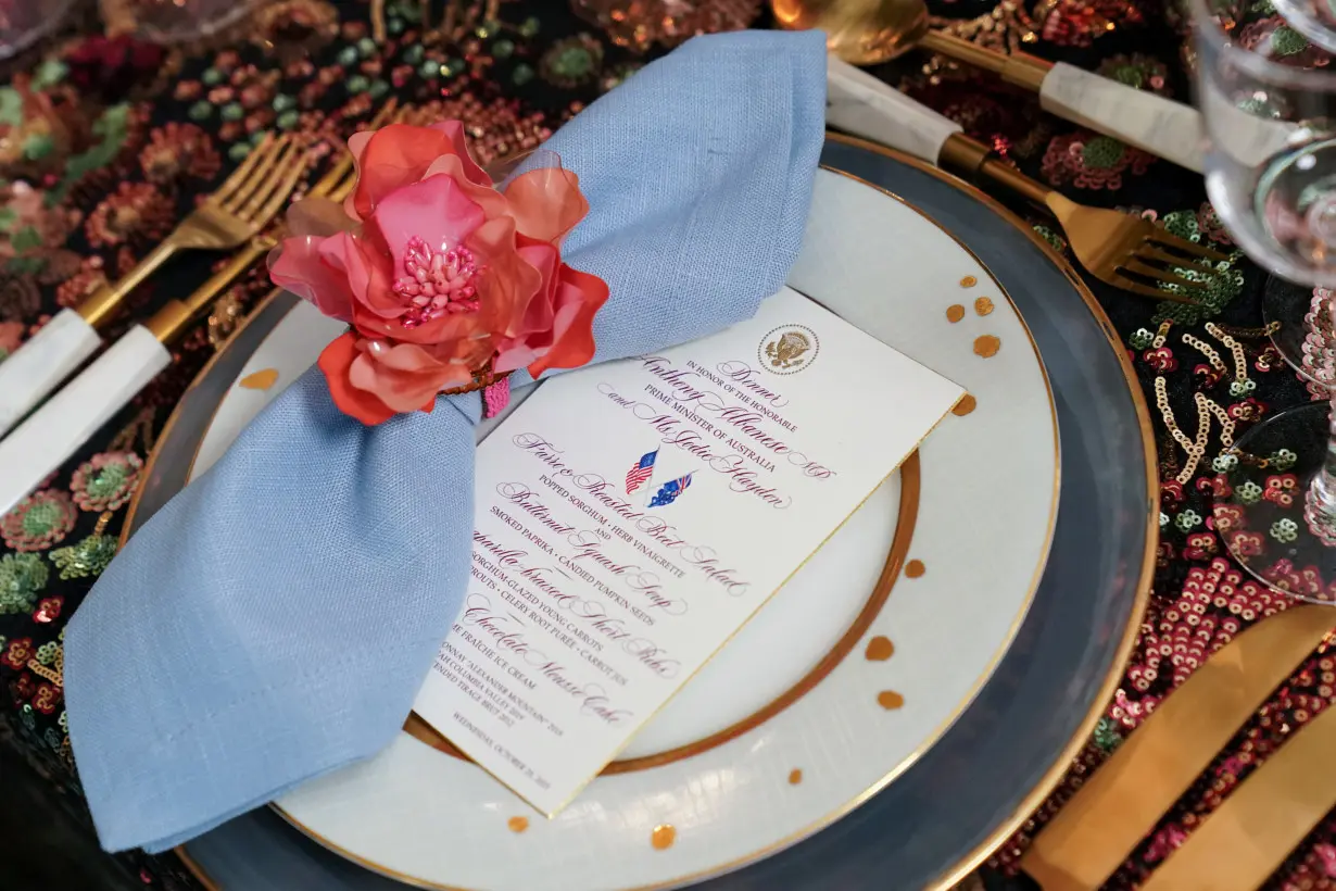 Australia state dinner preview at White House in Washington