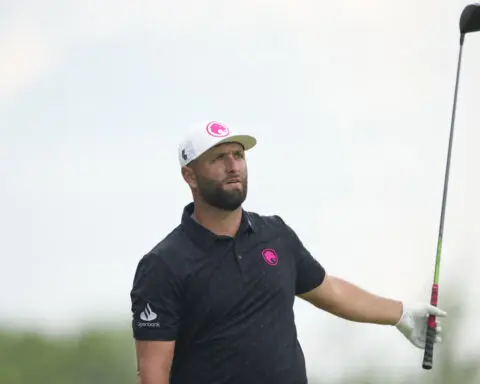 Schauffele gets another major scoring record and sets the pace at PGA Championship