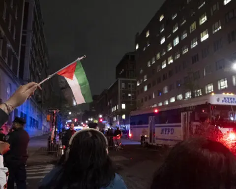 Columbia University student journalists had an up-close view for days of drama
