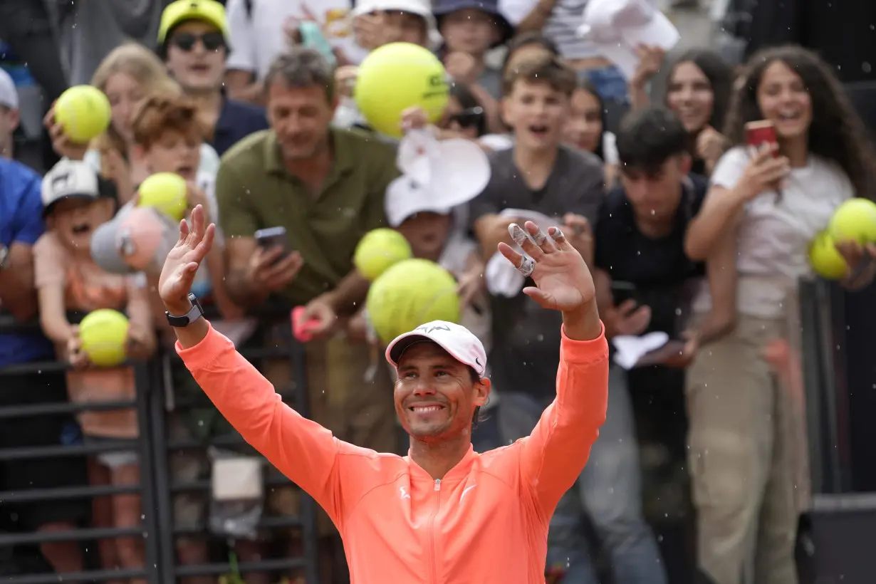 LA Post: Rafael Nadal shows he's not quite ready for retirement in a comeback win at the Italian Open