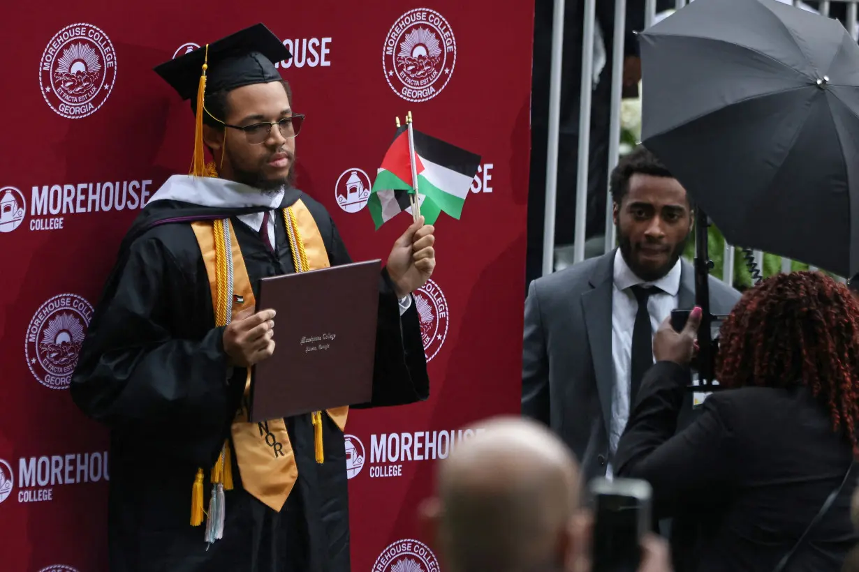 Morehouse College commencement ceremony in Atlanta