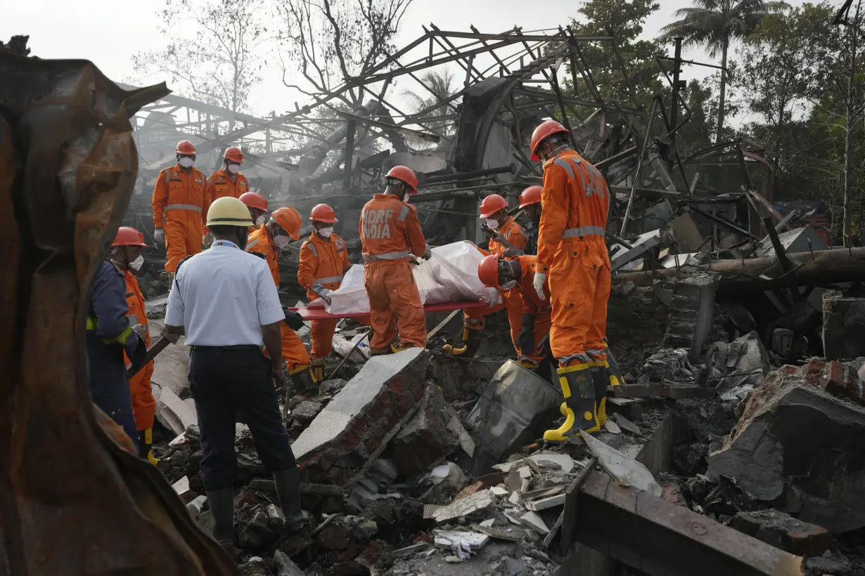 APTOPIX India Factory Blast