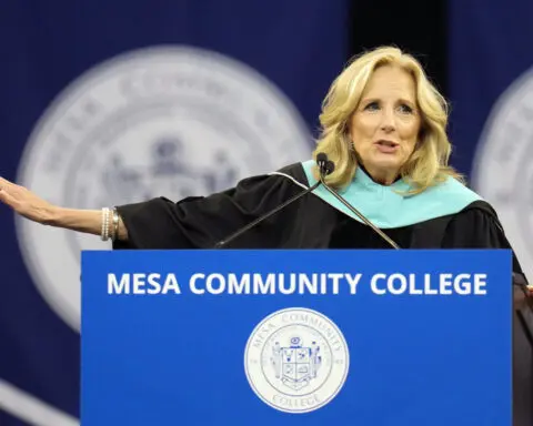 Jill Biden tells Arizona college graduates to tune out people who tell them what they 'can't' do
