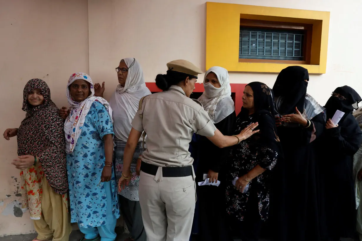 Voting in the sixth phase of India's general election