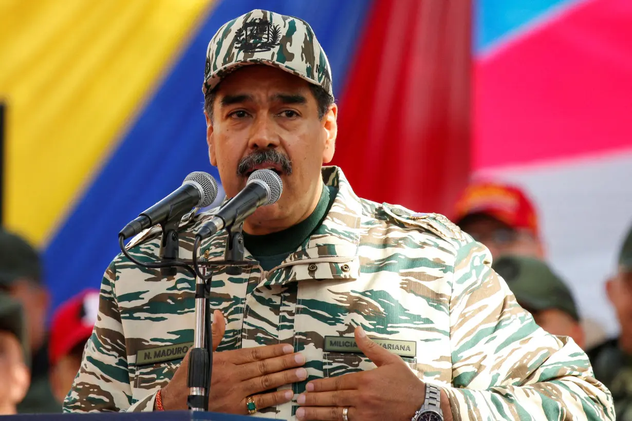 FILE PHOTO: Venezuela's President Nicolas Maduro in Caracas