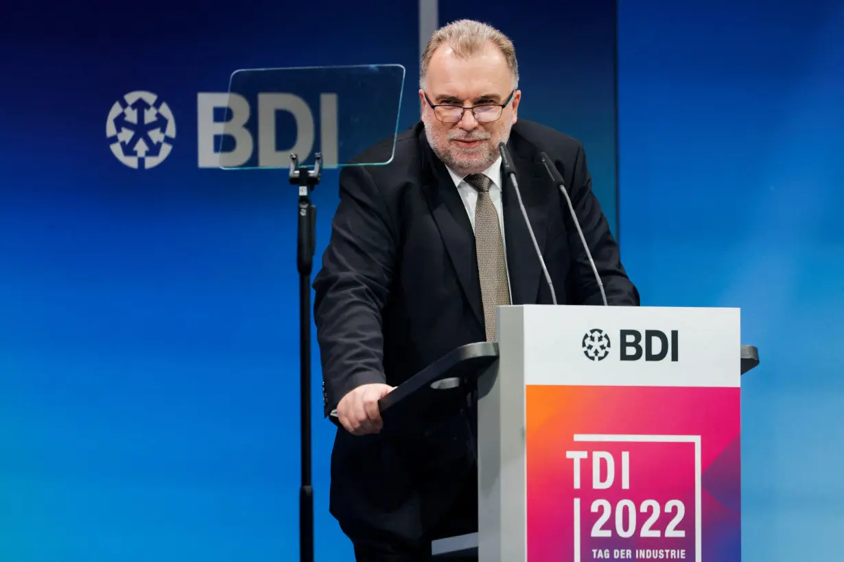 Annual meeting of Federation of German Industries (BDI), in Berlin