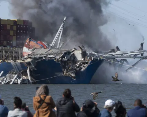 Cargo ship that caused Baltimore bridge collapse had power blackouts hours before leaving port