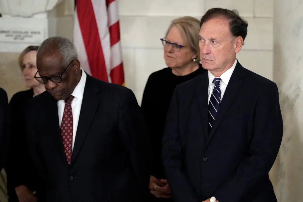 A private ceremony for retired Supreme Court Justice Sandra Day O’Connor before public repose in the Great Hall at the Supreme Court in Washington