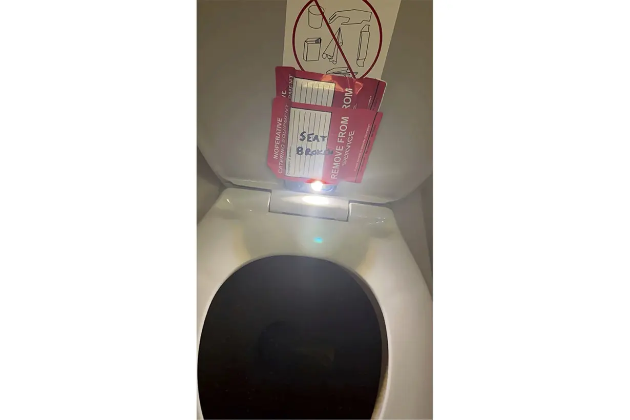 Airplane Bathroom Camera