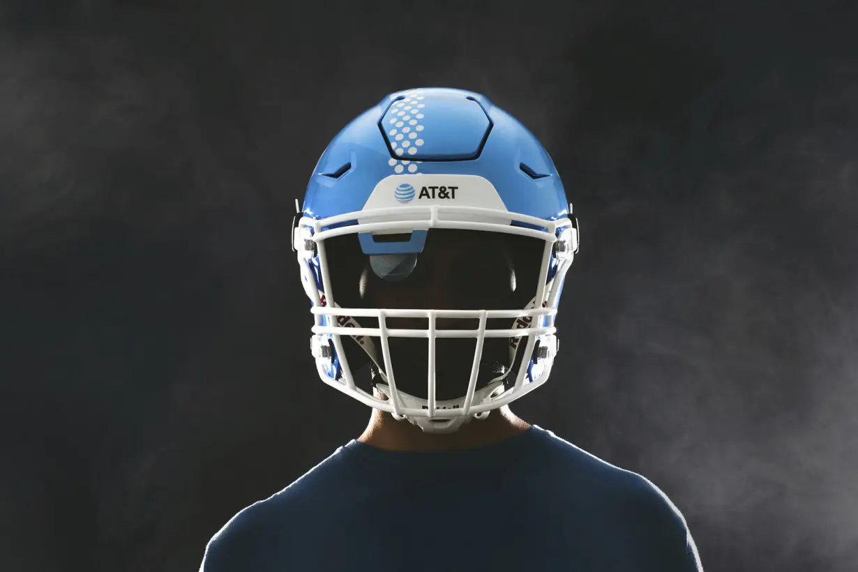 AT&T and Gallaudet University unveil a football helmet for deaf and hard of hearing quarterbacks