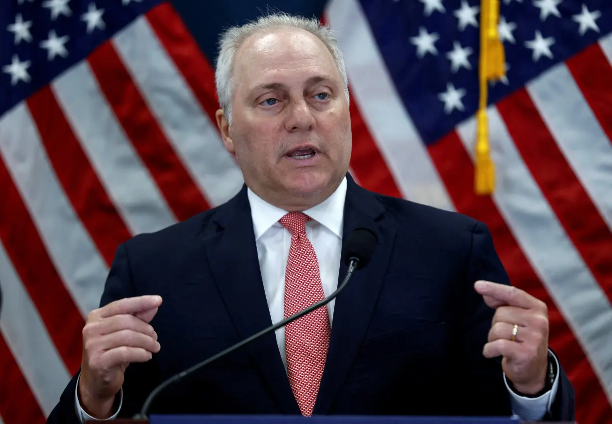 Republican leadership hold a press conference following a conference meeting on Capitol Hill in Washington