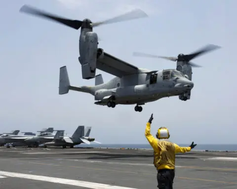 Families of Marines killed in 2022 Osprey crash sue aircraft manufacturers Boeing, Bell, Rolls Royce