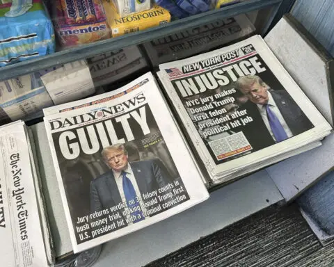 How the media covered the aftermath of Trump's conviction — and his remarks the following morning